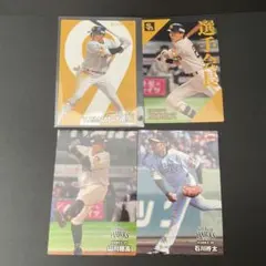 プロ野球チップス 2024 柳田悠岐 周東佑京 山川穂高 石川柊太 ソフトバンク