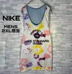 【USA古着】ナイキ　リバーシブルタンクトップ2XL フェス　メッシュ
