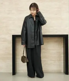 Leather Like Car コート　plage