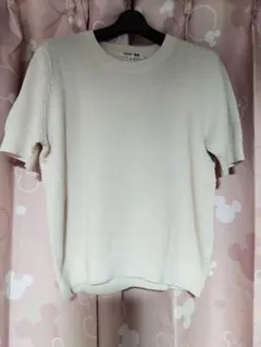 美品　UNIQLO　レディース　半袖　セーター　XL