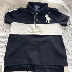 Polo by Ralph Lauren ポロシャツ 2T （90)黒白
