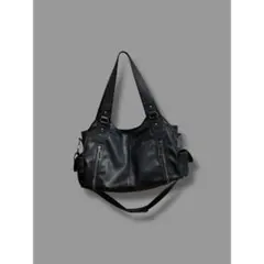 t.t様専用 PU LEATHER 2WAY ZIP BAG 3310Bのサムネイル