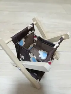 花柄折りたたみ小型小物入れ