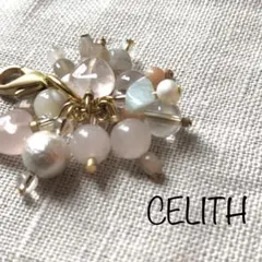 天然石チャーム☆ムーンストーン.ローズクォーツ他