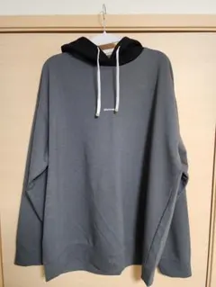RAGEBLUE 切り替えデザインルーズテックパーカー グレー Mサイズ
