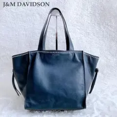 美品✨ J&M DAVIDSON ベル ミニ ウィズスタッズ トートバッグのサムネイル