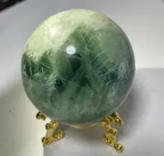 エンジェルフェザーフローライト 丸玉 スフィア 虹入 風水晶 幸運 魔除
