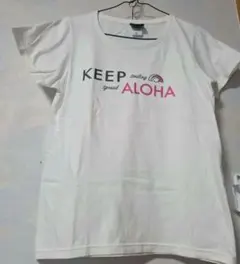KEEP Smiling 半袖Tシャツ ホワイト WL