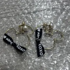 ミッキーマウス キーホルダー リボン付き