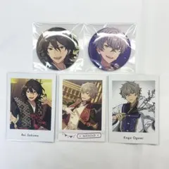 大神晃牙・朔間零 ぱしゃっつ+缶バッジ 5点セット【即購入◎】