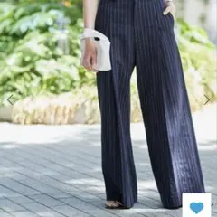 Plage プラージュOne Tuck Wide パンツ リネンコットン