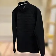 アディダスゴルフ　ハーフジップ　プルオーバー　黒　M