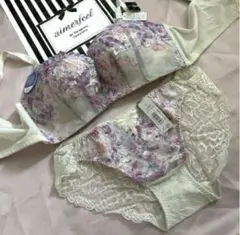 エメフィール　超盛ブラ　ショーツ　セット　ブルームレース　D75 完売　レア