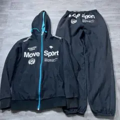 デサント Move Sport セットアップ スウェット ジャージ メンズL-O