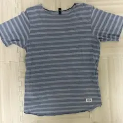 ファクトタム　ボーダー Tシャツ ブルー