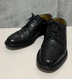 REGALリーガル　2236 プレーントゥ　ブラック 25.5cm シボ加工