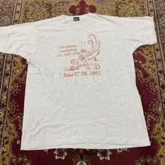 90s シングルステッチ USA製 企業 創業 プロモ アート Tシャツ