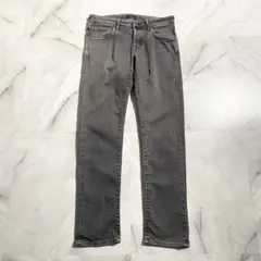A19405 インコテックス ブラックデニム5Pパンツ W31 スリムストレートのサムネイル