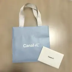 【美品】Canal4℃ ショップ袋　ショッパー　水色