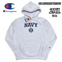 Champion リバースウィーブ NAVY フーディ 海外限定 US-XL