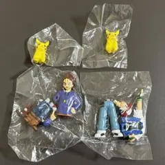 【激レア】 ポケモン リアルフィギュアコレクション シゲル サトシ ピカチュウ