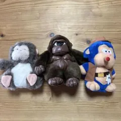 レトロぬいぐるみ　3体セット