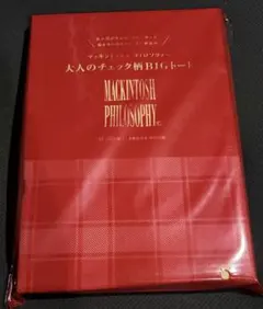 LEE1・2月合併号特別付録　大人のチェック柄BIGトート