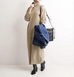 SLOBE IENAウォッシャブルホールガーメントニットワンピース¥12,100