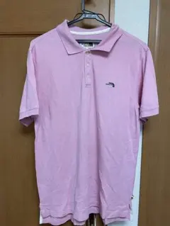 THE NORTH FACE ポロシャツ ピンク L 茶タグ