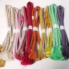 フ*ー様 (0834)【在庫処分！】帯締め 10点 まとめ売り 帯紐 着物 小物