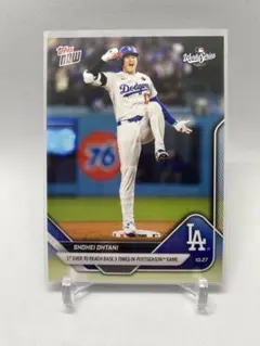 2025 topps now 大谷翔平　WS第3戦　歴代最多9出塁　#906