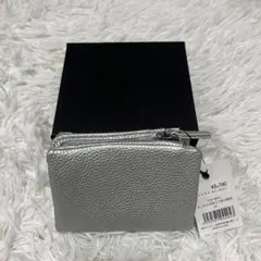 新品未使用品【SETUP7】タッセル付き　財布 SNBD シルバー　銀