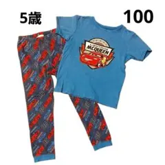 カーズ ライトニング・マックイーン 半袖 パジャマ 上下 5歳 100