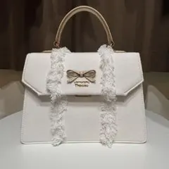 Samantha Thavasa ホワイト ハンドバッグのサムネイル