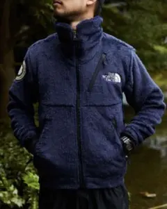 美品　ノースフェイス アンタークティカバーサロフトジャケット　XL ネイビー