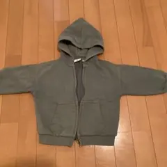 ZARA キッズパーカー　カーキ色　100m