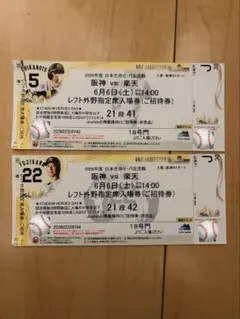 阪神タイガースファン感謝デー　ペアチケット　外野指定　限定特典付き 2026年最新】阪神タイガースファン感謝デーチケットの人気アイテム