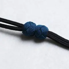 【新品】翠嵐工房謹製 女性 羽織紐 ダークネイビー マグネット式 0817_57