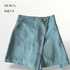 【美品】MURUAムルーア／ドビークロスラップキュロット Sサイズのサムネイル