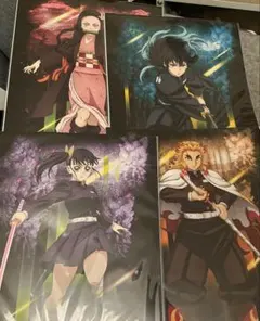 G賞ポスター4種セット　鬼滅の刃一番くじ　雷の兄弟