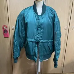 値下げ　AZUL BY MOUSSY グリーン MA-1ジャケット2WAY