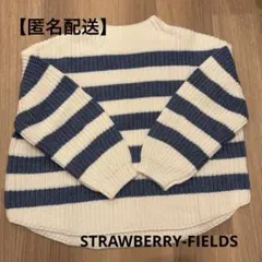 【匿名配送】STRAWBERRY-FIELDS ストライプセーターのサムネイル