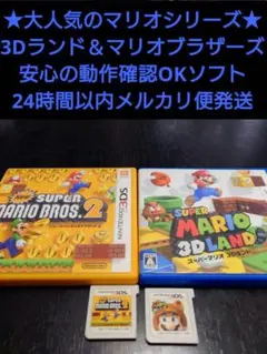 3DSソフト マリオ3Dランド マリオブラザーズ