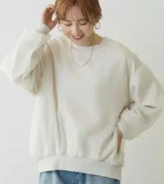 AMERICAN　HOLIC オーガンジーレイヤードスウェット