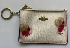 コーチ　COACH　コイン/カード/パスケース　コンパクト財布　花柄　ボタニカル