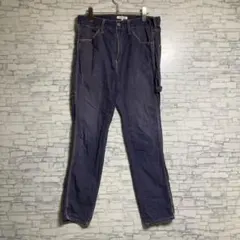 GLOBAL WORK ワークパンツ M 紫色　メンズ　美品　古着　カーゴパンツのサムネイル
