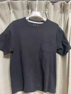 MUJI ポケットTシャツ ブラック Lサイズ