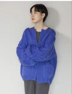 snap club カーディガン 青 新品 即完売品 - メルカリ