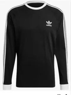 adidas 長袖Tシャツ ブラック