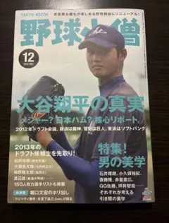 野球小僧 2012年 大谷翔平 野球太郎 花巻東 甲子園 やや傷や汚れあり